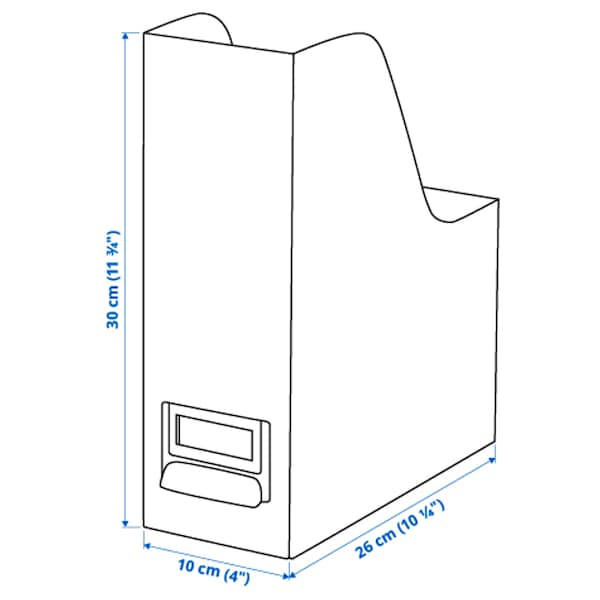 Ikea TJOG - Magazine file, dark grey