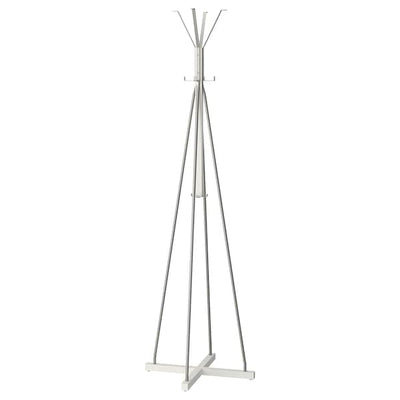 TJUSIG - Floor-standing coat rack, white, 193 cm - best price from Maltashopper.com 10152682
