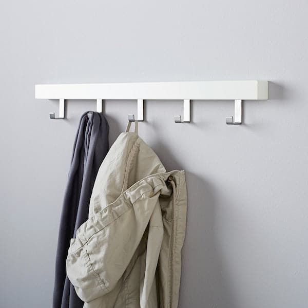 TJUSIG - Hanger for door/wall, white, 60 cm - Premium  from Ikea - Just €16.99! Shop now at Maltashopper.com