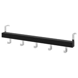 TJUSIG hanger for door/wall, black, 60 cm
