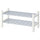 TJUSIG shoe rack, white, 79x32x37 cm