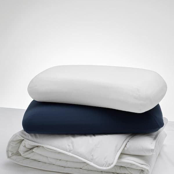 Ikea TÖCKENFLY - Pillowcase for ergonomic pillow, white, 29x43 cm