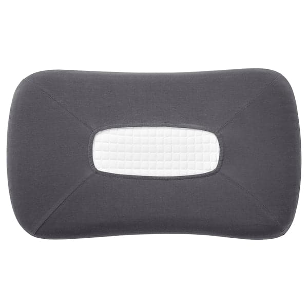 TÖCKENFLY - Pillowcase for ergonomic pillow, grey, 29x43 cm - best price from Maltashopper.com 20537321