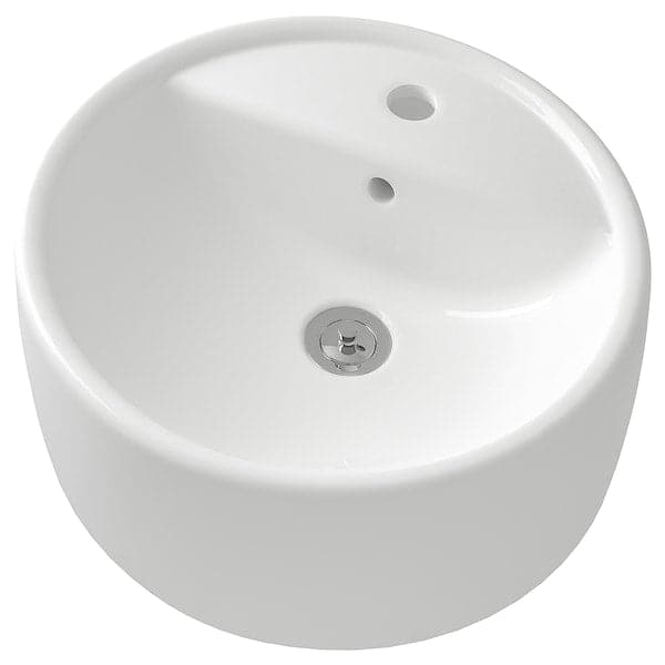 TÖRNVIKEN - Countertop wash-basin, white, 45 cm - best price from Maltashopper.com 90291518