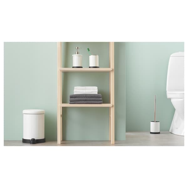 TOFTAN - Waste bin, white, 4 l - best price from Maltashopper.com 00494025