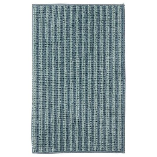 TOFTBO - Bath mat, striped/blue, 50x80 cm - best price from Maltashopper.com 60526537