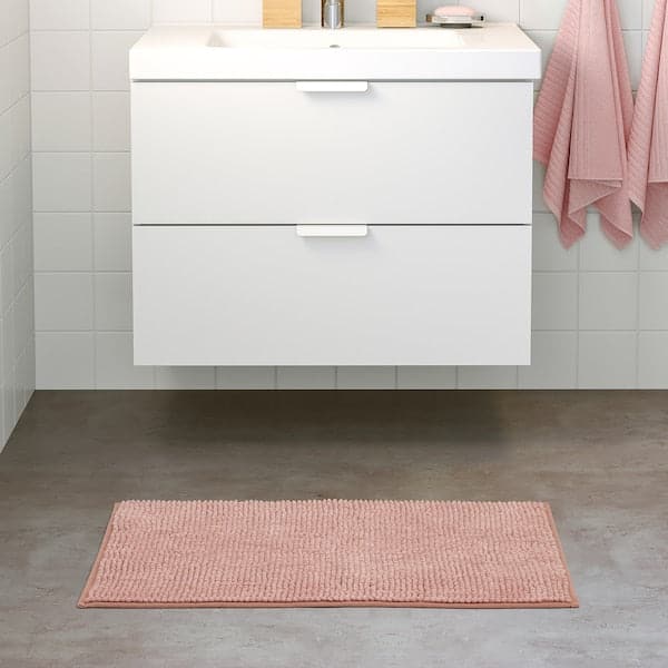 TOFTBO - Bath mat, light pink, 50x80 cm - best price from Maltashopper.com 30517025