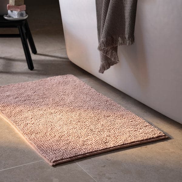 TOFTBO - Bath mat, light pink, 50x80 cm - best price from Maltashopper.com 30517025