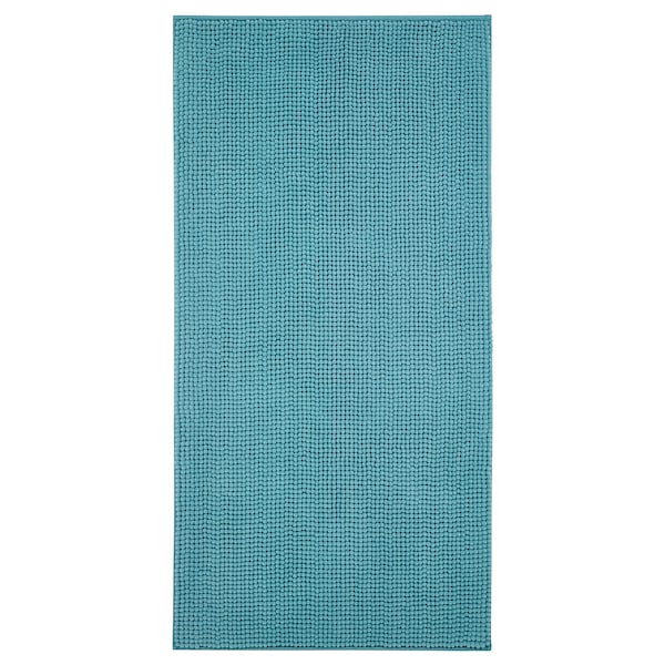 TOFTBO - Bath mat, turquoise,60x120 cm