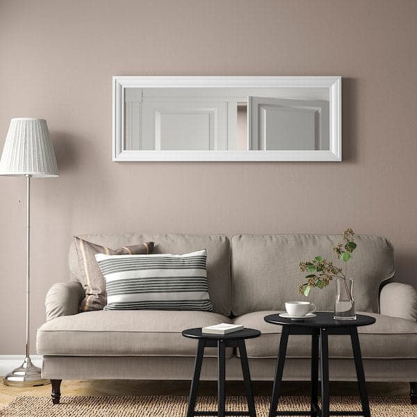 Ikea TOFTBYN - Mirror, white, 52x140 cm
