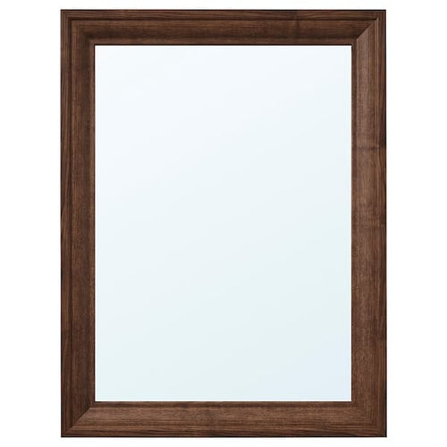 TOFTBYN - Mirror, ash effect/brown, 65x85 cm