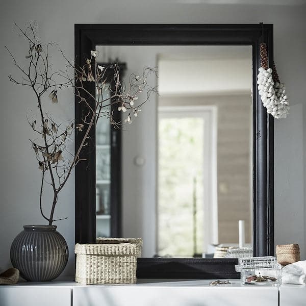 Ikea TOFTBYN - Mirror, black, 65x85 cm