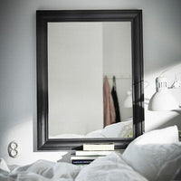 TOFTBYN - Mirror, black, 65x85 cm - best price from Maltashopper.com 30459148