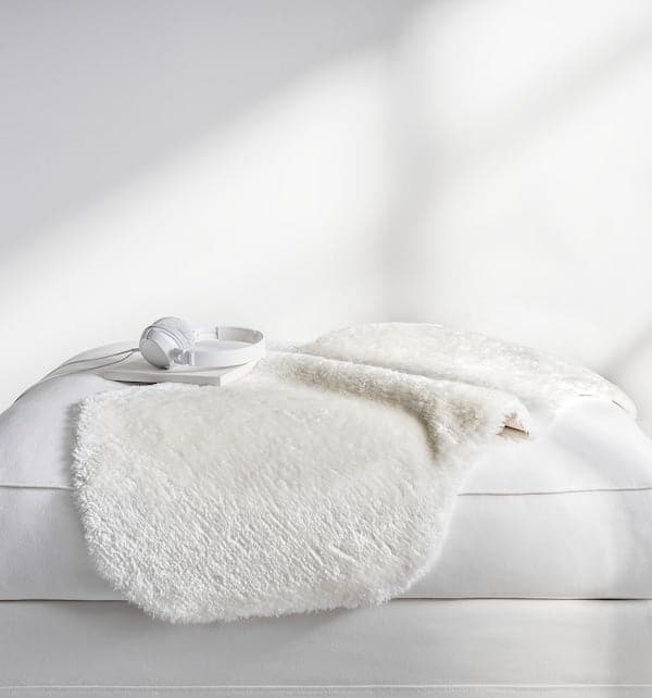 Ikea TOFTLUND - Rug, white, 55x85 cm