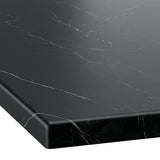 TOLKEN countertop, black marble effect/foliated board, 122x49 cm