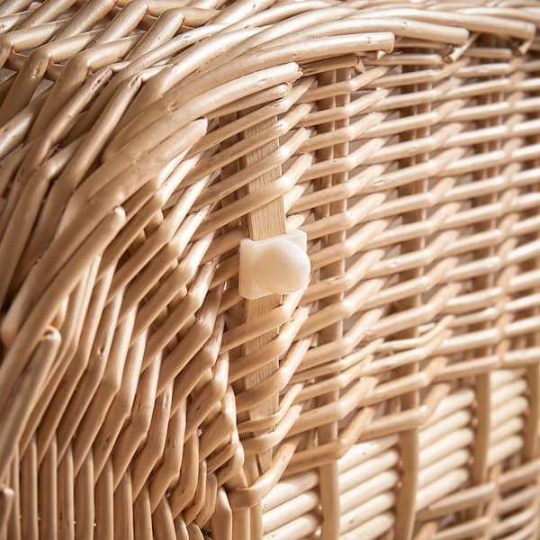 Ikea TOLKNING - Laundry basket, handmade willow, 40 l