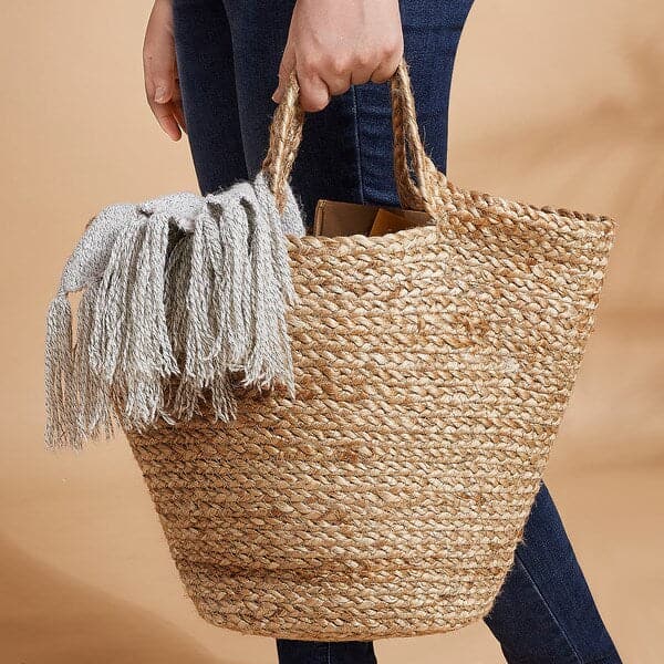 Ikea TOLKNING - Hanging basket, jute