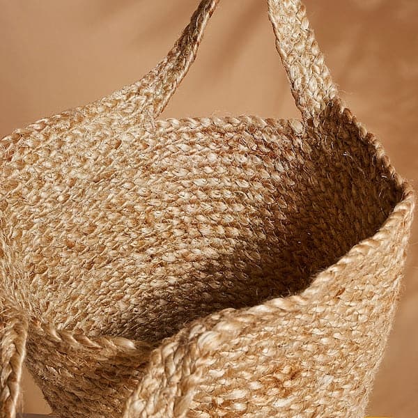 Ikea TOLKNING - Hanging basket, jute