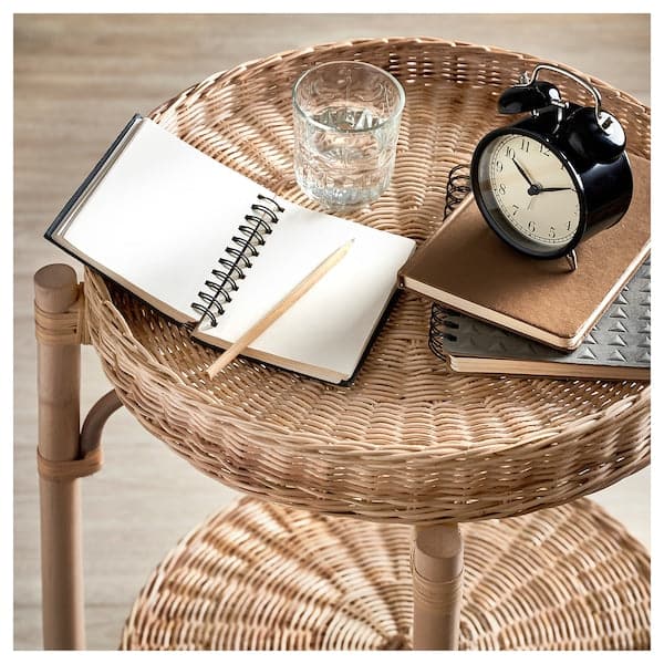 TOLKNING - Bedside table, handmade, 52 cm - best price from Maltashopper.com 20512660