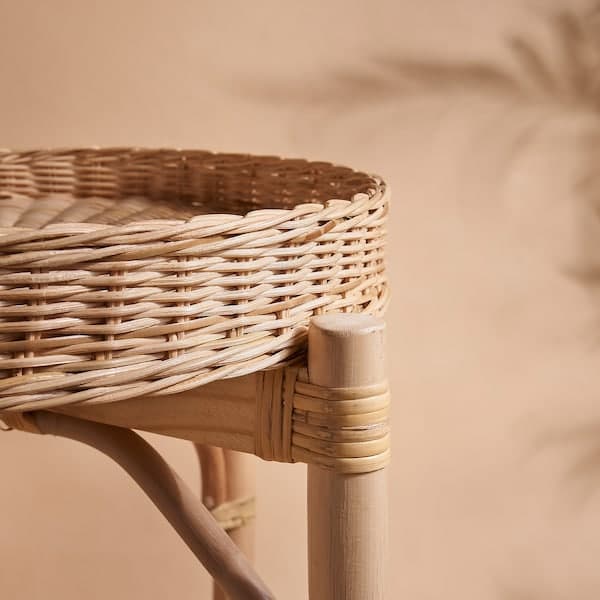 TOLKNING - Bedside table, handmade, 52 cm - best price from Maltashopper.com 20512660