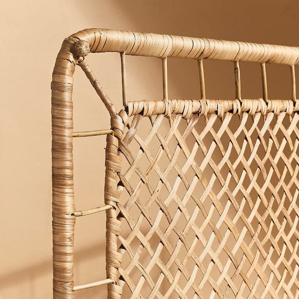 Ikea TOLKNING - Headboard, handmade rattan