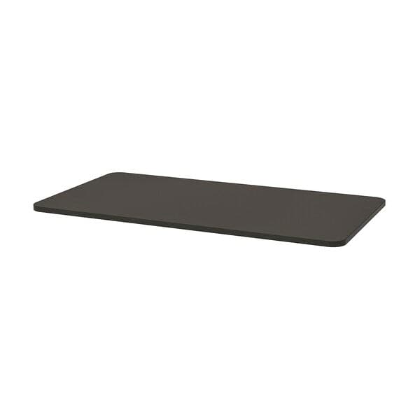 TOMMARYD - Table top, anthracite, 130x70 cm - best price from Maltashopper.com 90416014