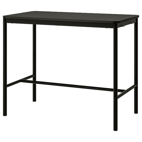 TOMMARYD - Table, anthracite, 130x70x105 cm