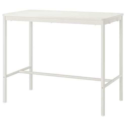 TOMMARYD - Table, white, 130x70x105 cm