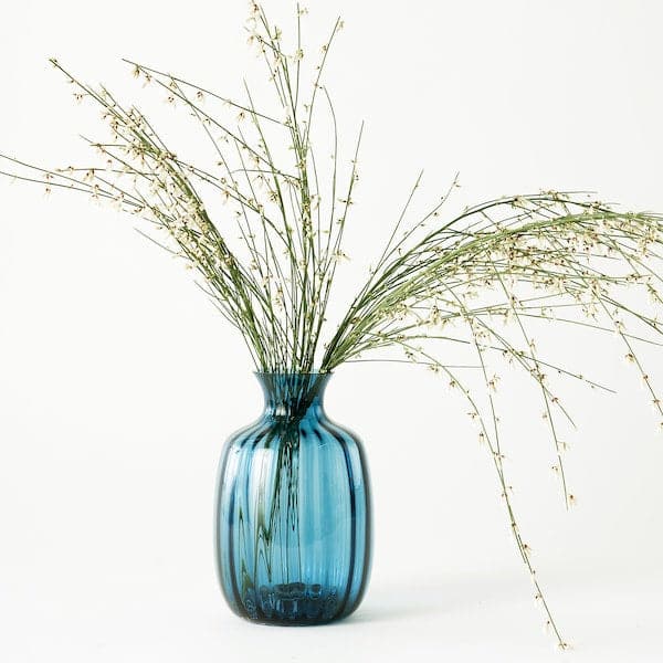 Ikea TONSÄTTA - Vase, blue, 21 cm