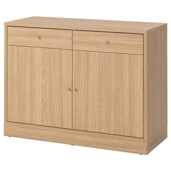 TONSTAD - Sideboard, oak veneer, 121x47x90 cm - best price from Maltashopper.com 20489297