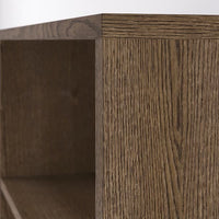 TONSTAD - Bookcase, brown stained oak veneer, 82x37x201 cm - best price from Maltashopper.com 30528458