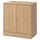TONSTAD - TONSTAD Cabinet with doors, oak veneer, 82x47x90 cm