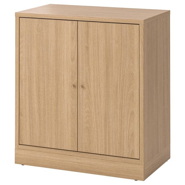 TONSTAD - Cabinet with doors, oak veneer, 82x47x90 cm