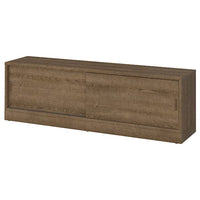 TONSTAD - TV bench, brown stained oak veneer, 178x37x55 cm - best price from Maltashopper.com 80489303
