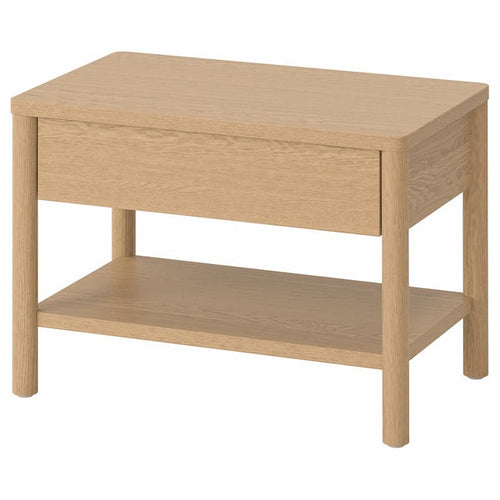 TONSTAD - Side table, oak veneer, 64x40 cm