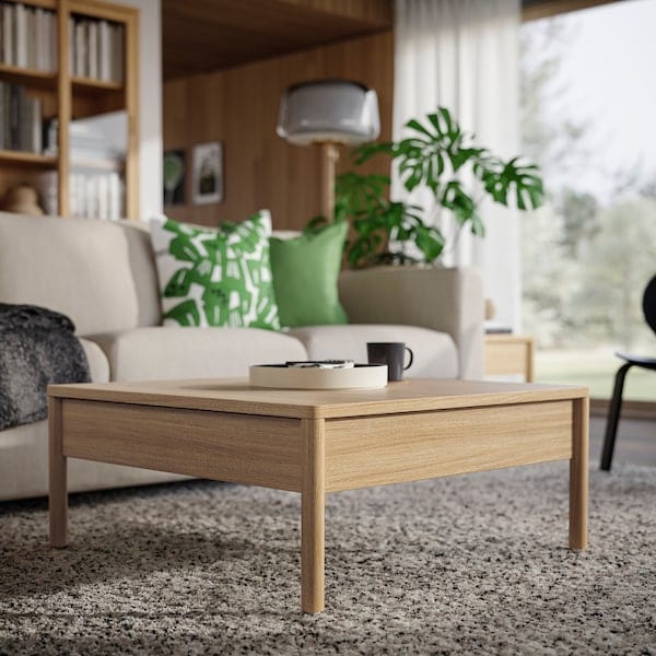 Ikea TONSTAD - Coffee table, oak veneer, 84x82 cm