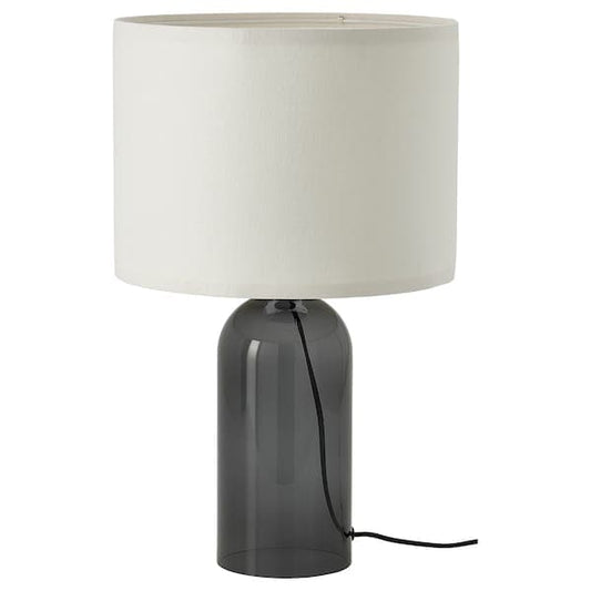 TONVIS Table lamp - smoked glass/white 52 cm , 52 cm - best price from Maltashopper.com 30450402