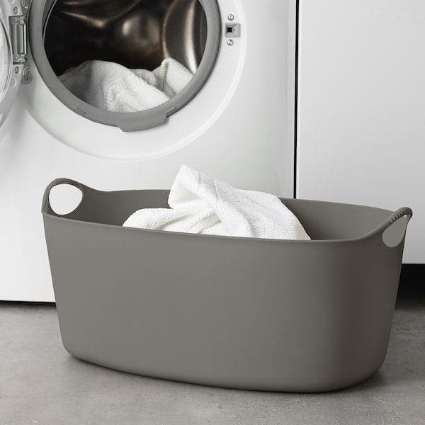TORKIS - Flexi laundry basket, in-/outdoor, grey , 35 l - best price from Maltashopper.com 60494372