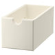 TORNVIKEN box, off-white, 16x34x15 cm