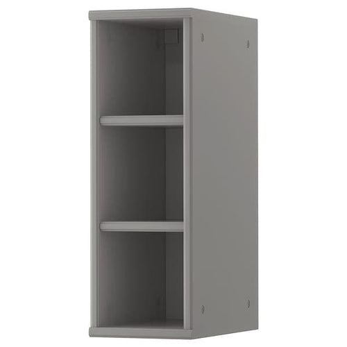 TORNVIKEN - Open cabinet, grey, 20x37x60 cm