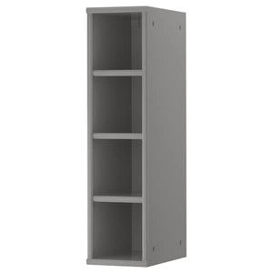 Ikea TORNVIKEN - Open cabinet, grey, 20x37x80 cm
