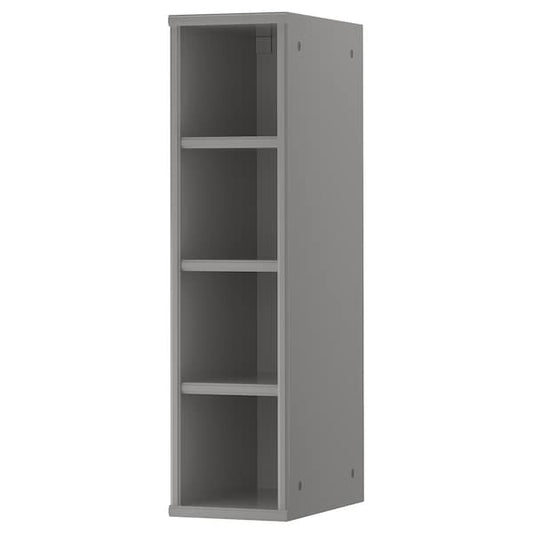 Ikea TORNVIKEN - Open cabinet, grey, 20x37x80 cm