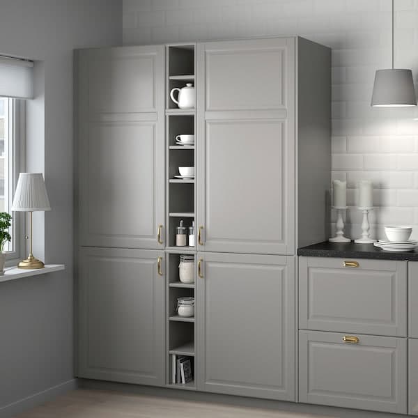 TORNVIKEN - Open cabinet, grey, 20x37x80 cm - best price from Maltashopper.com 20358994