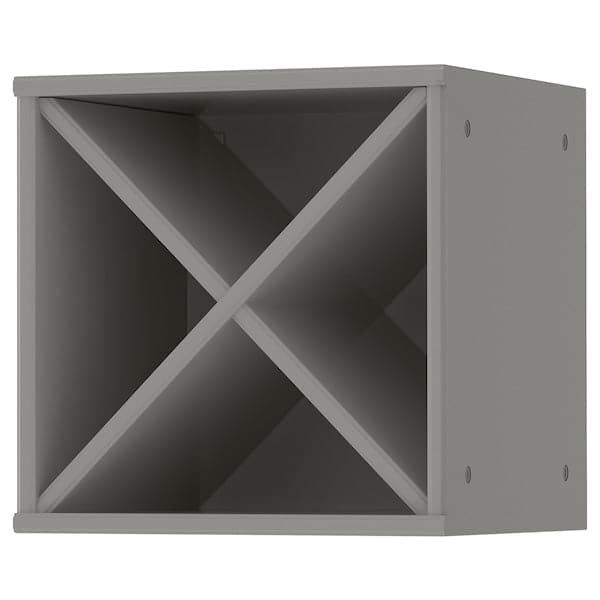 Ikea TORNVIKEN - Wine shelf, grey, 40x37x40 cm