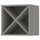 TORNVIKEN - TORNVIKEN Wine shelf, grey, 40x37x40 cm