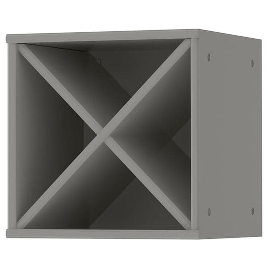 Ikea TORNVIKEN - Wine shelf, grey, 40x37x40 cm