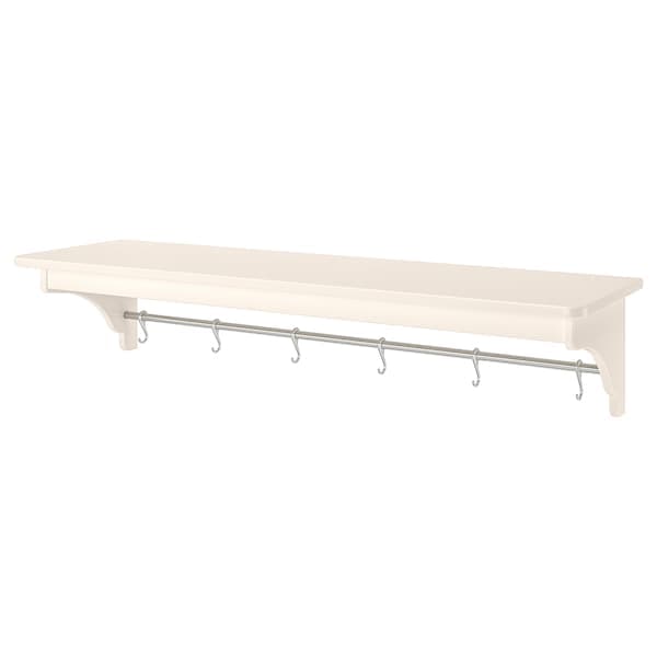 TORNVIKEN - Wall shelf, off-white, 120 cm