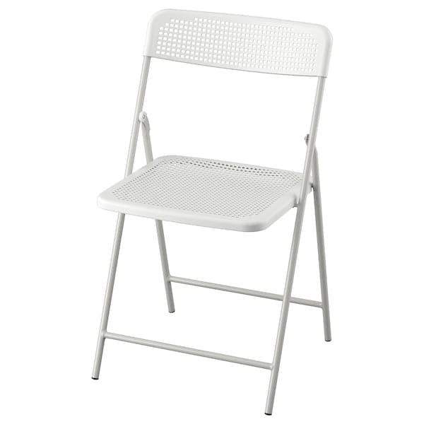 TORPARÖ - Chair, in/outdoor, foldable white/grey