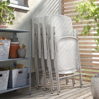 TORPARÖ - Reclining chair, outdoor, white/grey - best price from Maltashopper.com 20537854