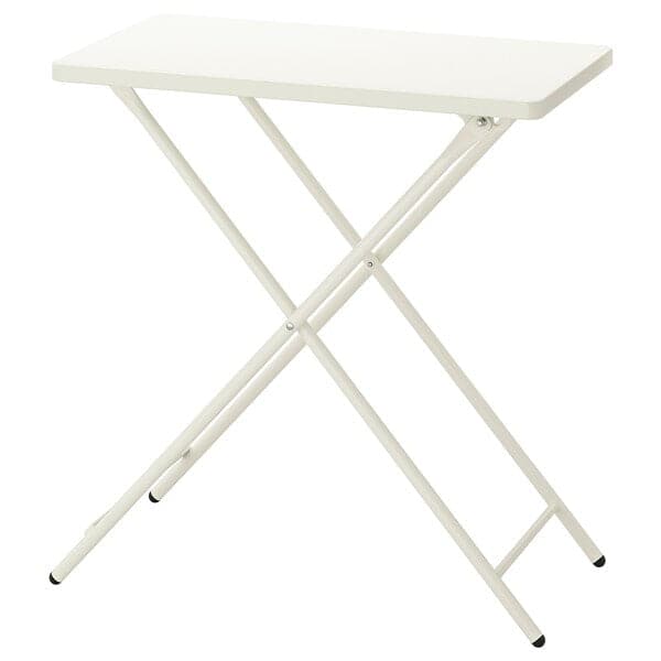 TORPARÖ - Table, in/outdoor, white/foldable, 70x42 cm - best price from Maltashopper.com 60420748